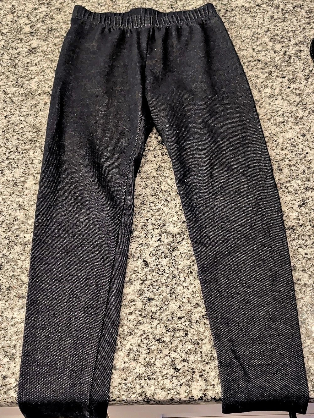 Cat & Jack Pull-On Denim Jeggings Girls Leggings Black Size Medium (8)